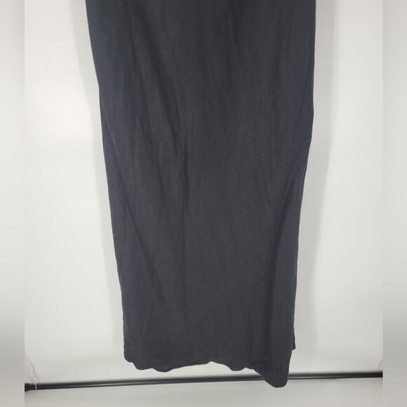 Reformation Black Open Back Linen Selia Maxi Dress XL - Picture 5 of 12